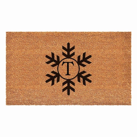 Calloway Mills Monogram Door Mat, Black, Natural, 17 in W x 29 in L 108791729T